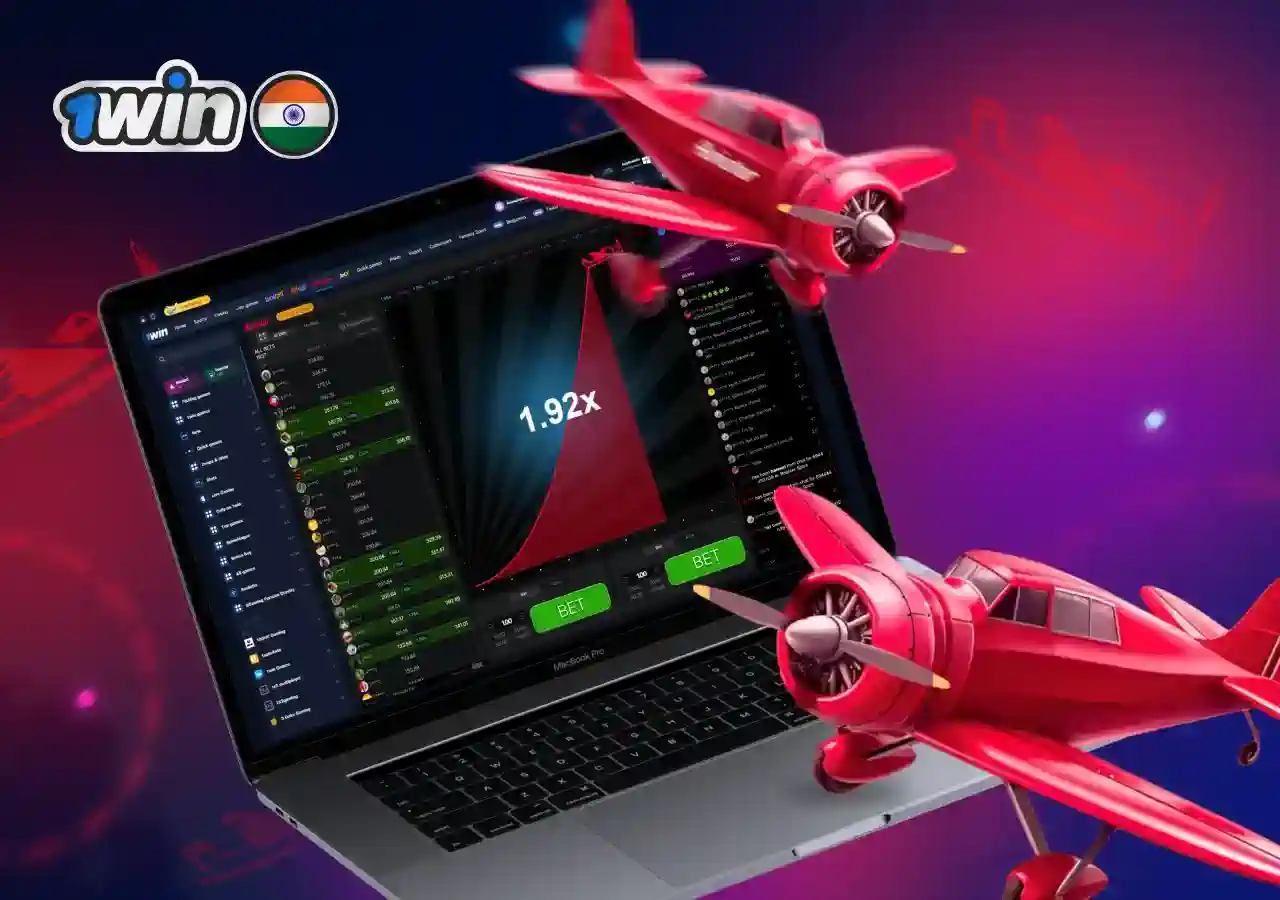 1win Aviator crash game for gamblers from India